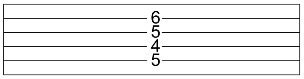D7#9 in guitar tab