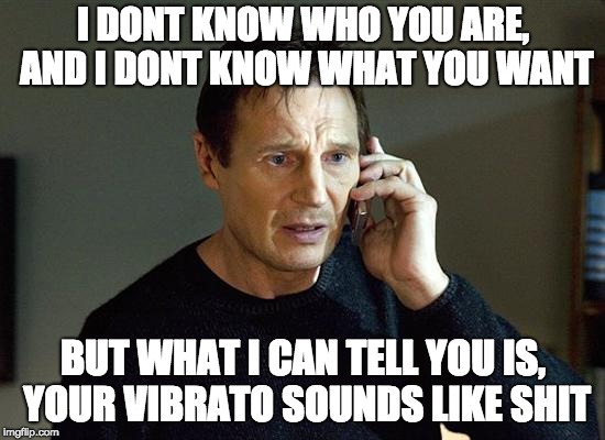 I don't know who you are...
