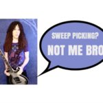 Marty Friedman definitely sweep picks