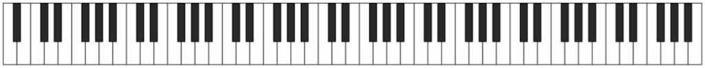 Grand piano 88-key keyboard